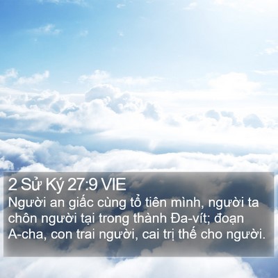 2 Sử Ký 27:9 VIE Bible Verse Image