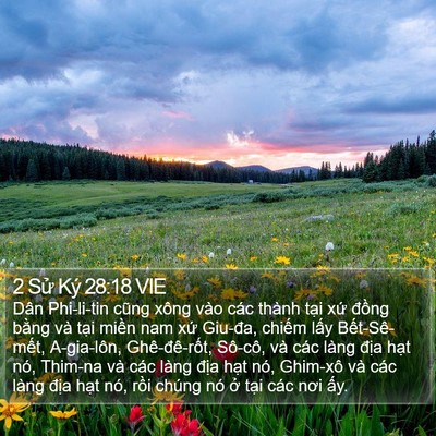 2 Sử Ký 28:18 VIE Bible Verse Image