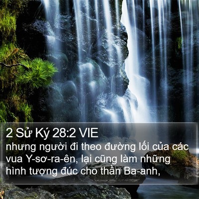 2 Sử Ký 28:2 VIE Bible Verse Image
