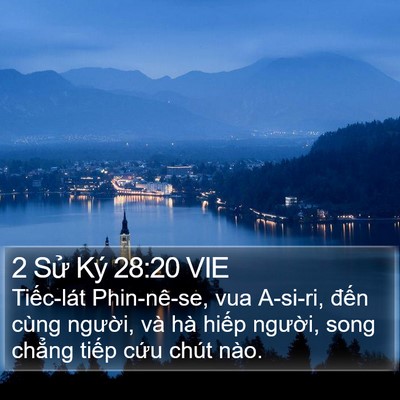 2 Sử Ký 28:20 VIE Bible Verse Image