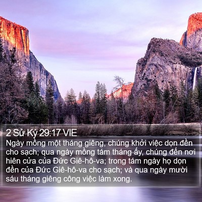 2 Sử Ký 29:17 VIE Bible Verse Image