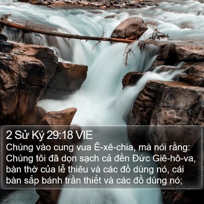 2 Sử Ký 29:18 VIE Bible Verse Image