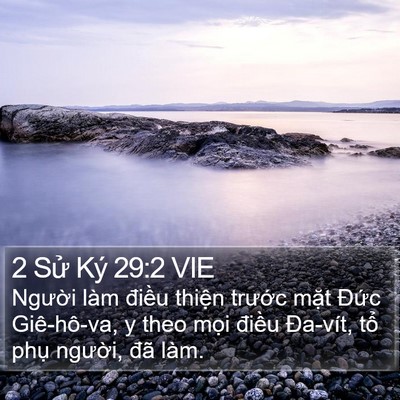 2 Sử Ký 29:2 VIE Bible Verse Image
