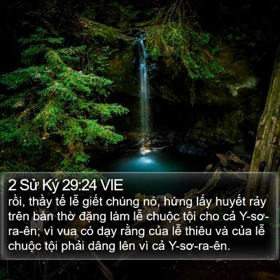 2 Sử Ký 29:24 VIE Bible Verse Image