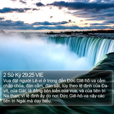 2 Sử Ký 29:25 VIE Bible Verse Image