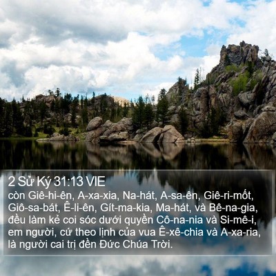 2 Sử Ký 31:13 VIE Bible Verse Image