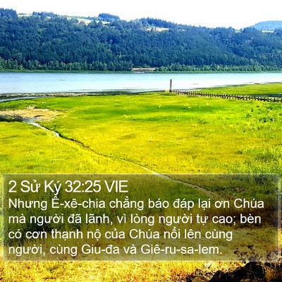 2 Sử Ký 32:25 VIE Bible Verse Image