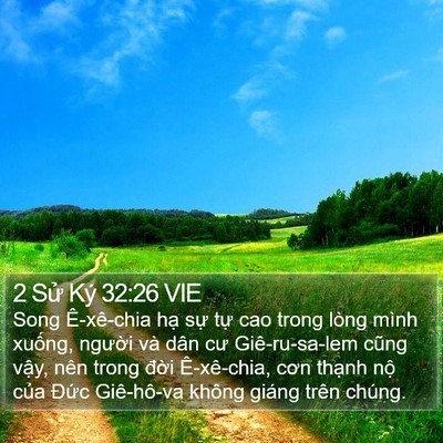 2 Sử Ký 32:26 VIE Bible Verse Image