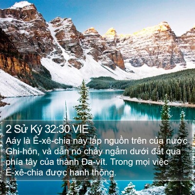 2 Sử Ký 32:30 VIE Bible Verse Image