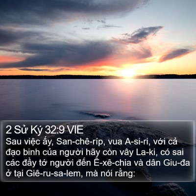 2 Sử Ký 32:9 VIE Bible Verse Image