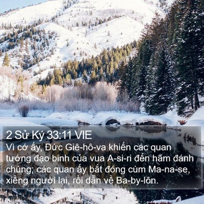 2 Sử Ký 33:11 VIE Bible Verse Image