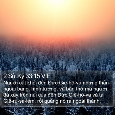 2 Sử Ký 33:15 VIE Bible Verse Image