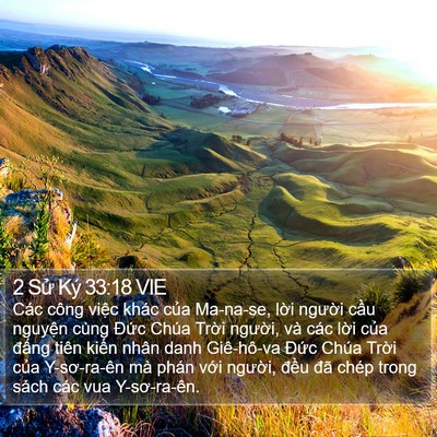 2 Sử Ký 33:18 VIE Bible Verse Image