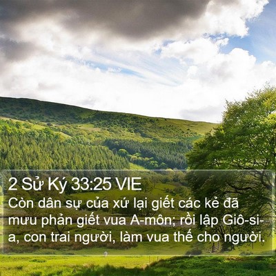2 Sử Ký 33:25 VIE Bible Verse Image