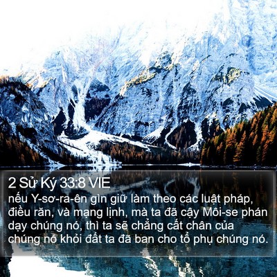 2 Sử Ký 33:8 VIE Bible Verse Image