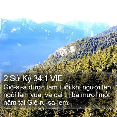 2 Sử Ký 34:1 VIE Bible Verse Image