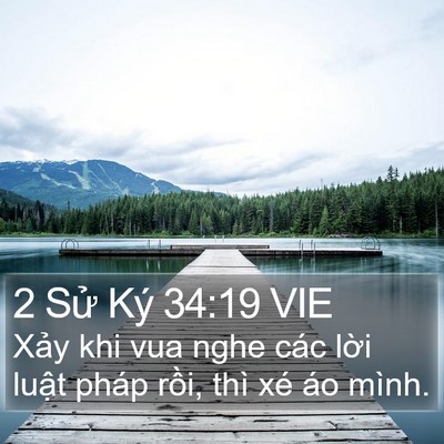 2 Sử Ký 34:19 VIE Bible Verse Image