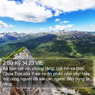 2 Sử Ký 34:23 VIE Bible Verse Image