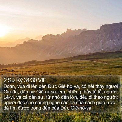2 Sử Ký 34:30 VIE Bible Verse Image