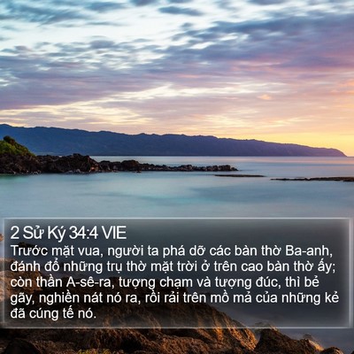 2 Sử Ký 34:4 VIE Bible Verse Image