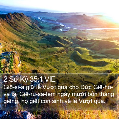 2 Sử Ký 35:1 VIE Bible Verse Image