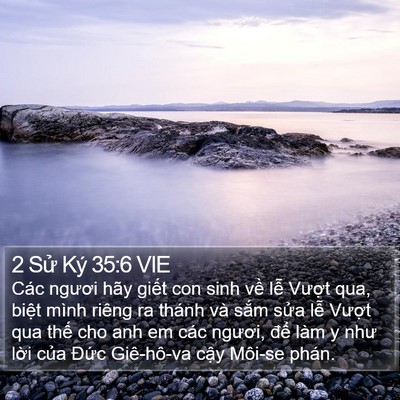2 Sử Ký 35:6 VIE Bible Verse Image