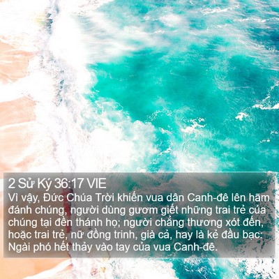 2 Sử Ký 36:17 VIE Bible Verse Image