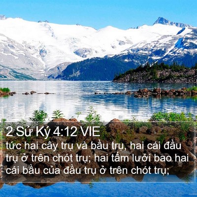 2 Sử Ký 4:12 VIE Bible Verse Image