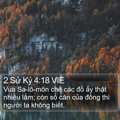 2 Sử Ký 4:18 VIE Bible Verse Image