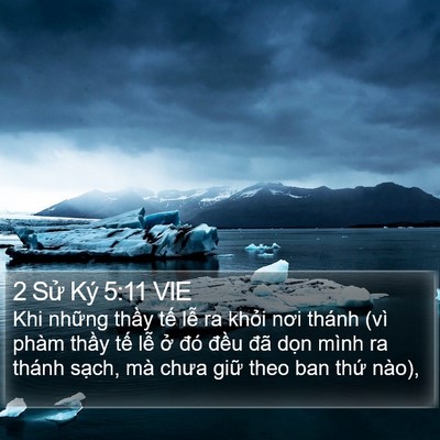 2 Sử Ký 5:11 VIE Bible Verse Image