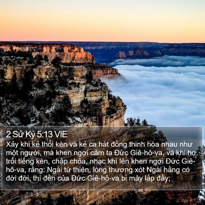 2 Sử Ký 5:13 VIE Bible Verse Image