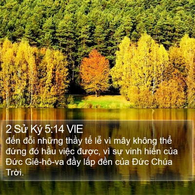 2 Sử Ký 5:14 VIE Bible Verse Image