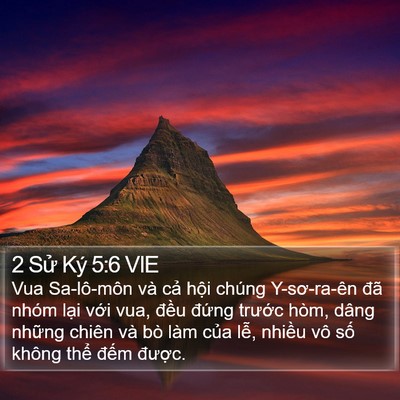 2 Sử Ký 5:6 VIE Bible Verse Image