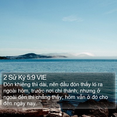 2 Sử Ký 5:9 VIE Bible Verse Image