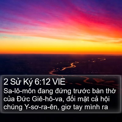 2 Sử Ký 6:12 VIE Bible Verse Image