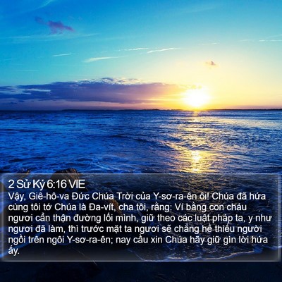 2 Sử Ký 6:16 VIE Bible Verse Image