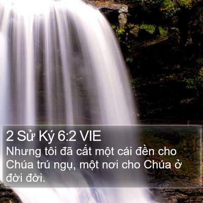 2 Sử Ký 6:2 VIE Bible Verse Image