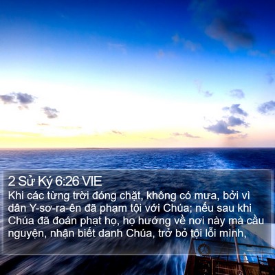 2 Sử Ký 6:26 VIE Bible Verse Image