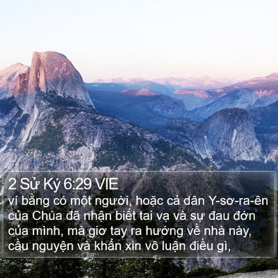 2 Sử Ký 6:29 VIE Bible Verse Image