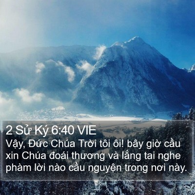 2 Sử Ký 6:40 VIE Bible Verse Image