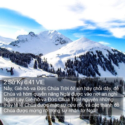 2 Sử Ký 6:41 VIE Bible Verse Image