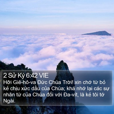 2 Sử Ký 6:42 VIE Bible Verse Image
