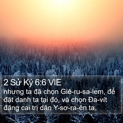 2 Sử Ký 6:6 VIE Bible Verse Image