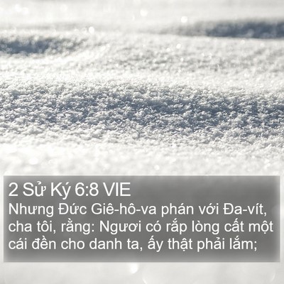 2 Sử Ký 6:8 VIE Bible Verse Image