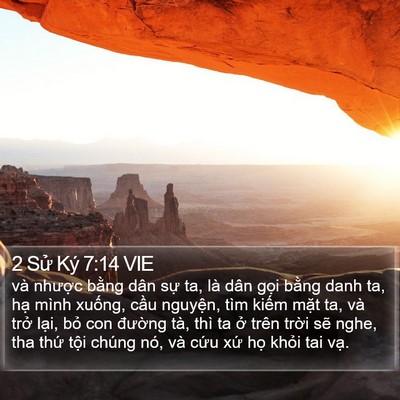 2 Sử Ký 7:14 VIE Bible Verse Image