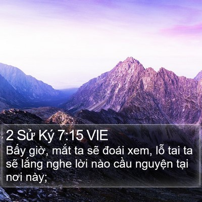 2 Sử Ký 7:15 VIE Bible Verse Image
