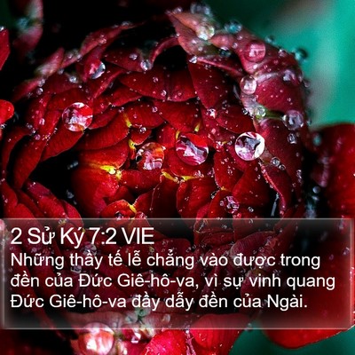 2 Sử Ký 7:2 VIE Bible Verse Image