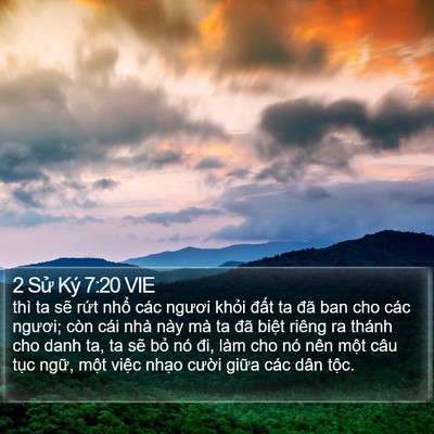 2 Sử Ký 7:20 VIE Bible Verse Image