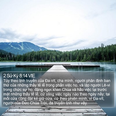 2 Sử Ký 8:14 VIE Bible Verse Image