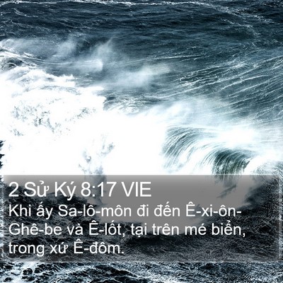 2 Sử Ký 8:17 VIE Bible Verse Image